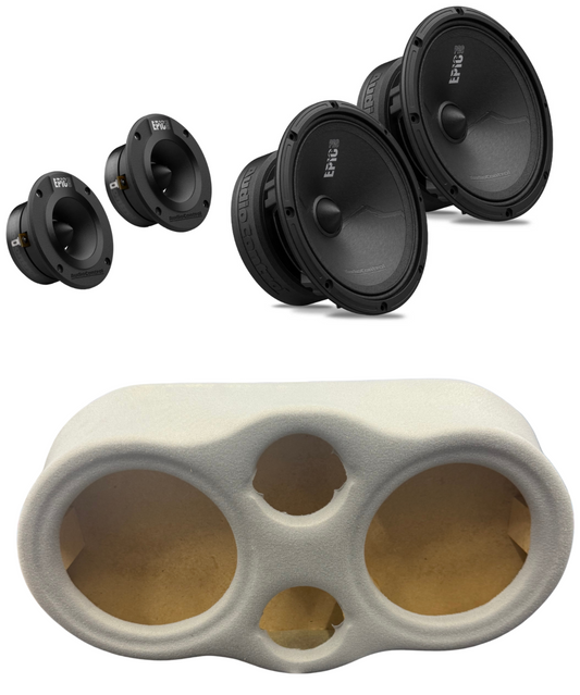 AudioControl EPIC PRO Series 2 6.5" & 2 Tweeters EPIC 4T + Speaker Panel (Headliner)