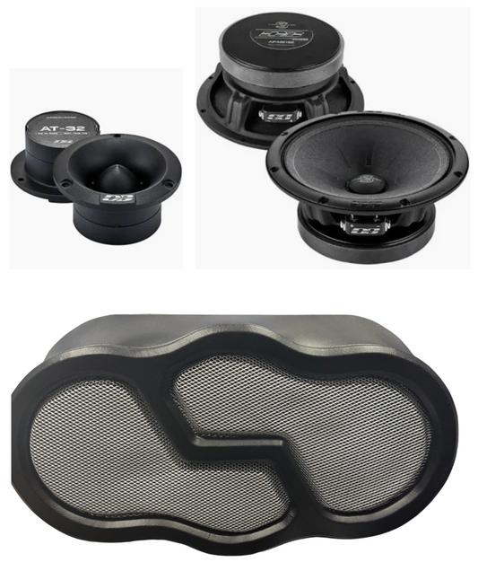 DeafBounce Apocalypse Sylvester 2 6.5" & 2 Tweeters AT-32 + Speaker Panel (Vinyl)