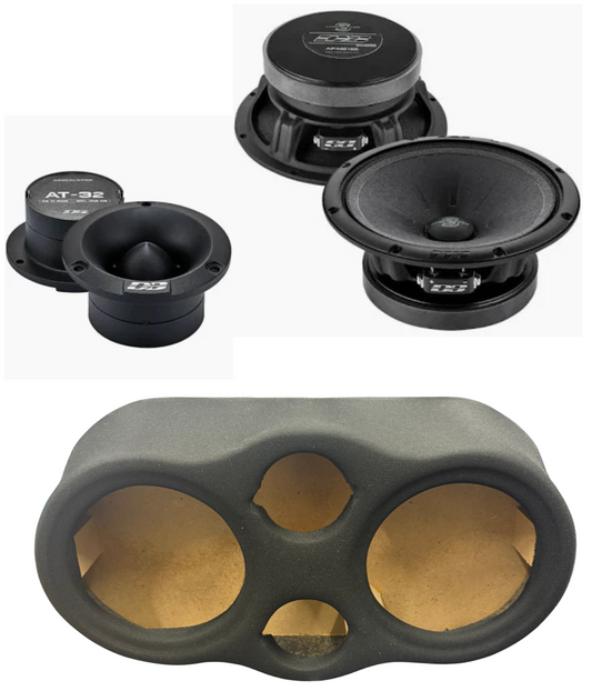 DeafBounce Apocalypse Sylvester 2 6.5" & 2 Tweeters AT-32 + Speaker Panel (Headliner)