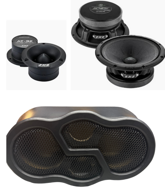 DeafBounce Apocalypse Sylvester 2 6.5" & 2 Tweeters AT-32 + Speaker Panel (Vinyl)